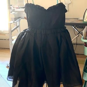 Selkie Caviar Rosebud Puff Dress